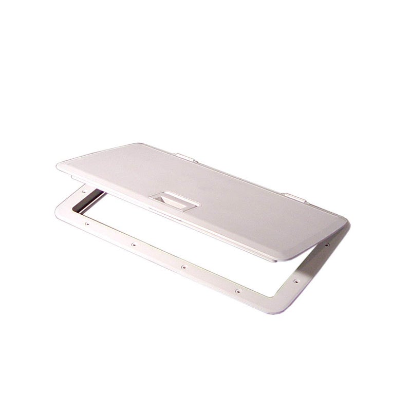Tempress 13 x 23 Access Slam Boat Hatch Storage Lid White - Image 1